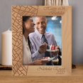 thumbnail image 1 of Happy 60th Birthday Personalized Wooden Frame 8" x 10" Brown (Vertical), 1 of 1