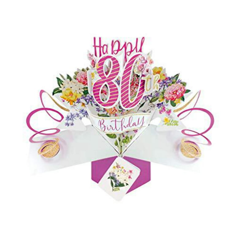 3d 80th Birthday Card Selling Discounts | www.pinnaxis.com