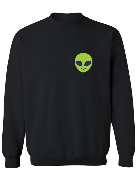 Happy Alien Sweatshirt Men -SPIdeals Designs, Male 3X-Large