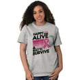 thumbnail image 1 of Happy Alive Built To Survive Warrior Women's Plus Size Graphic Tee Brisco Brands 4X, 1 of 3