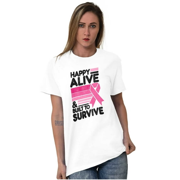 Happy Alive Built To Survive Warrior Women's Graphic T Shirt Tees Brisco Brands L