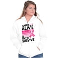 thumbnail image 1 of Happy Alive Built To Survive Warrior Zip Hoodie Sweatshirt Women Brisco Brands X, 1 of 6