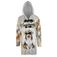 thumbnail image 1 of Happy Anniversary Collie Celebrates Wedding Love Family Party All Over Print 3D Hooded Duffle Toggle Coat Collie Dog Lover Gifts Idea - 01015, 1 of 6