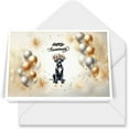 thumbnail image 1 of Happy Anniversary Great Dane Celebrates Wedding Love Family Party 7x5in Folded Greeting Card Danes Dog Lover Gifts Single Note Card with Envelope - 01015, 1 of 5