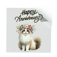 thumbnail image 1 of Happy Anniversary Ragdoll Celebrates Wedding Love Family Party Cutout Transfer Sticker Cat Lover Kitten Owner Gifts Idea Transparent Decal Art Decor - 01015, 1 of 5