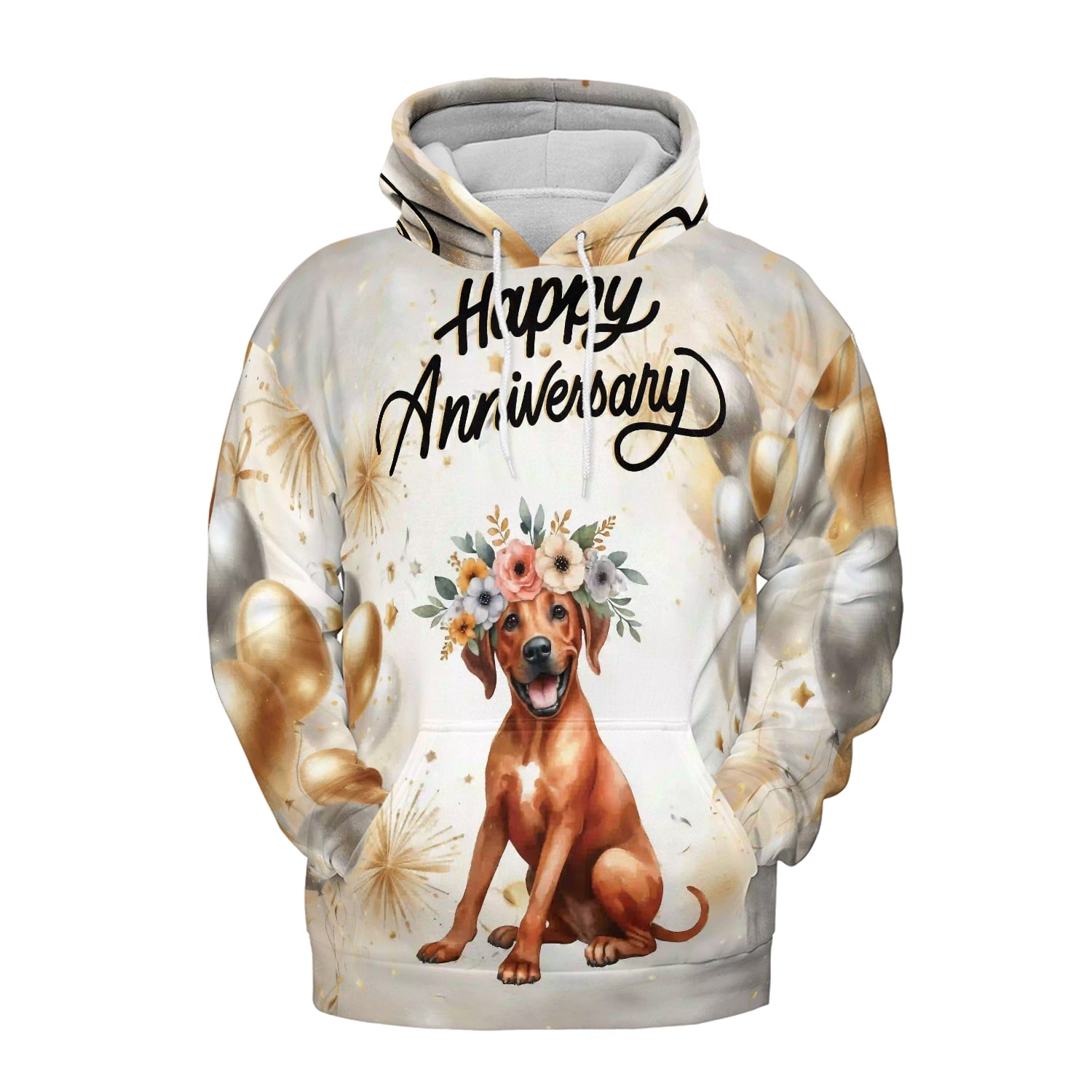 Happy Anniversary Rhodesian Ridgeback Celebrates Wedding Love Family ...