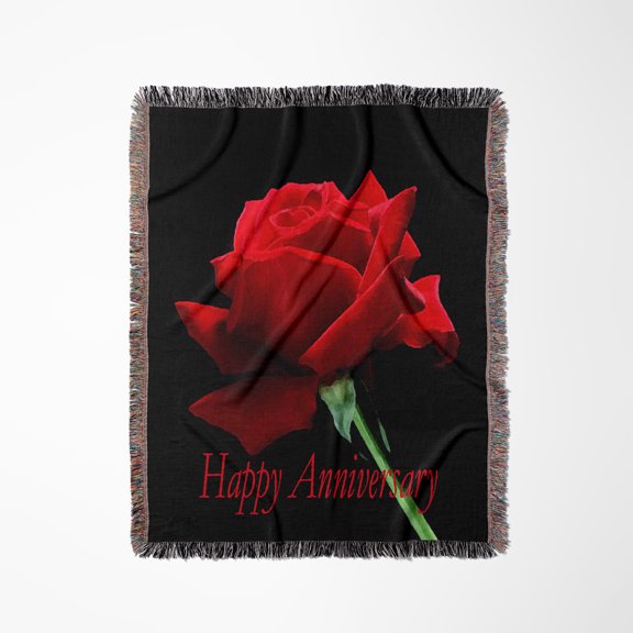 Happy Anniversary, Woven Blanket