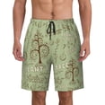 thumbnail image 1 of Happy Arbor Day Men'S Beach Pants Quick Dry Short Swim Trunks With With Pockets And Mesh Lining Swimwear Beach Bathing Shorts Xx-Large, 1 of 1