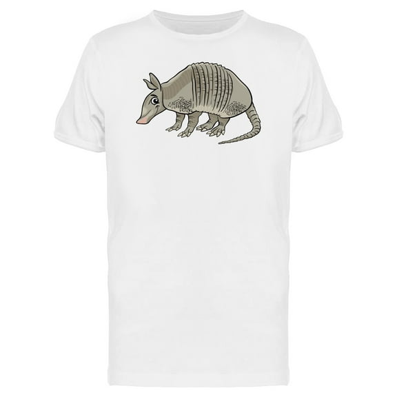 Happy Armadillo Cartoon Tee Men's -Image by Shutterstock