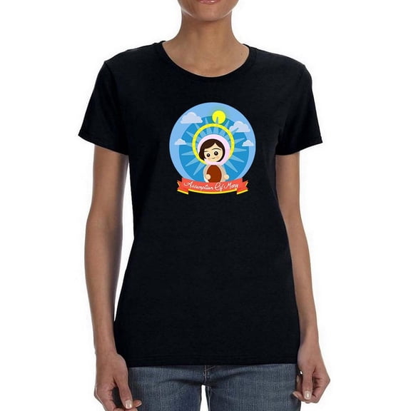 Happy Assumption Day  T-Shirt Women -Image by Shutterstock, Female Medium
