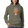 thumbnail image 1 of Happy Assumption Of Banner Hoodie Women -Image by Shutterstock, Female Small, 1 of 4