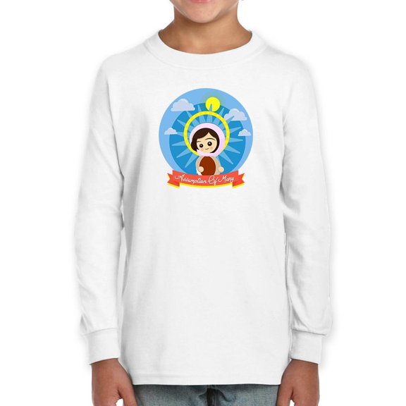 Happy Assumption Of Mary Cute Long Sleeve Toddler -Image by Shutterstock,  2 Toddler
