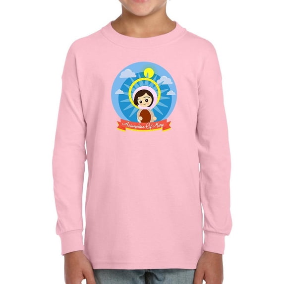 Happy Assumption Of Mary Cute Long Sleeve Toddler -Image by Shutterstock, 5 Toddler