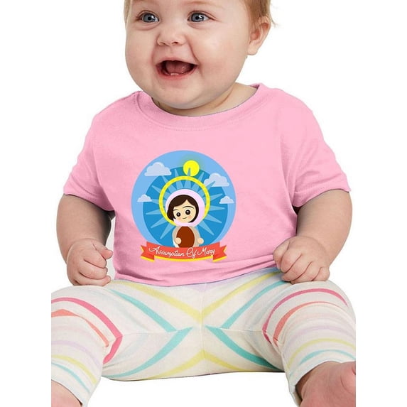 Happy Assumption Of Mary Cute T-Shirt Infant -Image by Shutterstock, 12 Months
