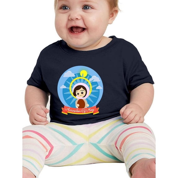 Happy Assumption Of Mary Cute T-Shirt Infant -Image by Shutterstock, 18 Months