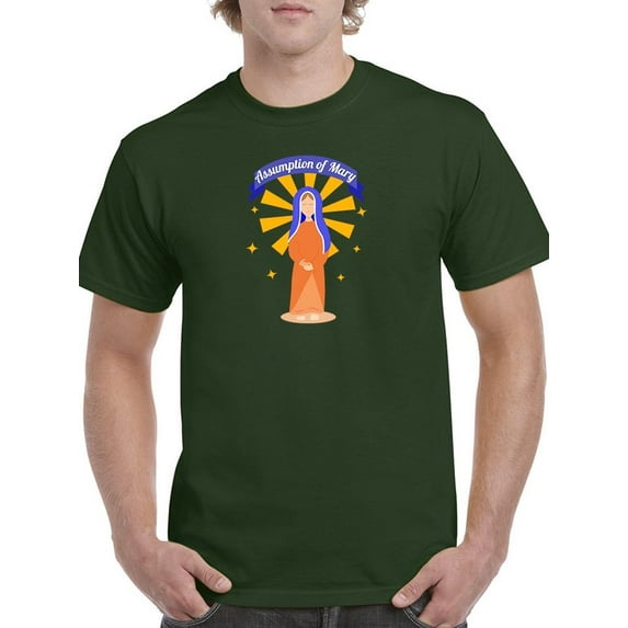 Happy Assumption Of Mary T-Shirt Men -Image by Shutterstock, Male x-Large