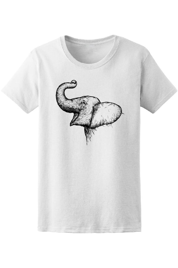 Happy Baby Elephant T-Shirt Men -Image by Shutterstock, Male Small