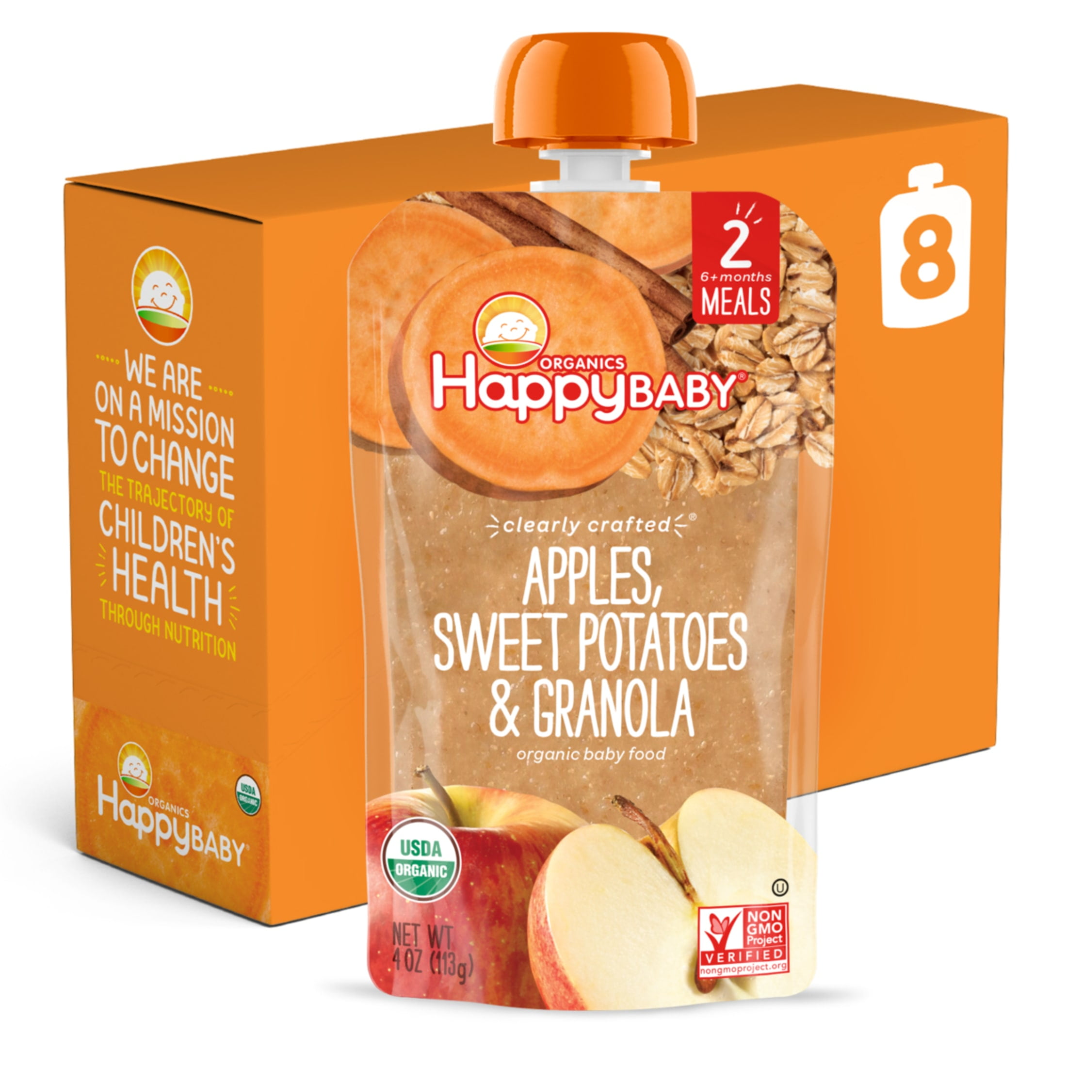 Happy Baby Organic Stage Baby Food Apples, Sweet Zambia Ubuy