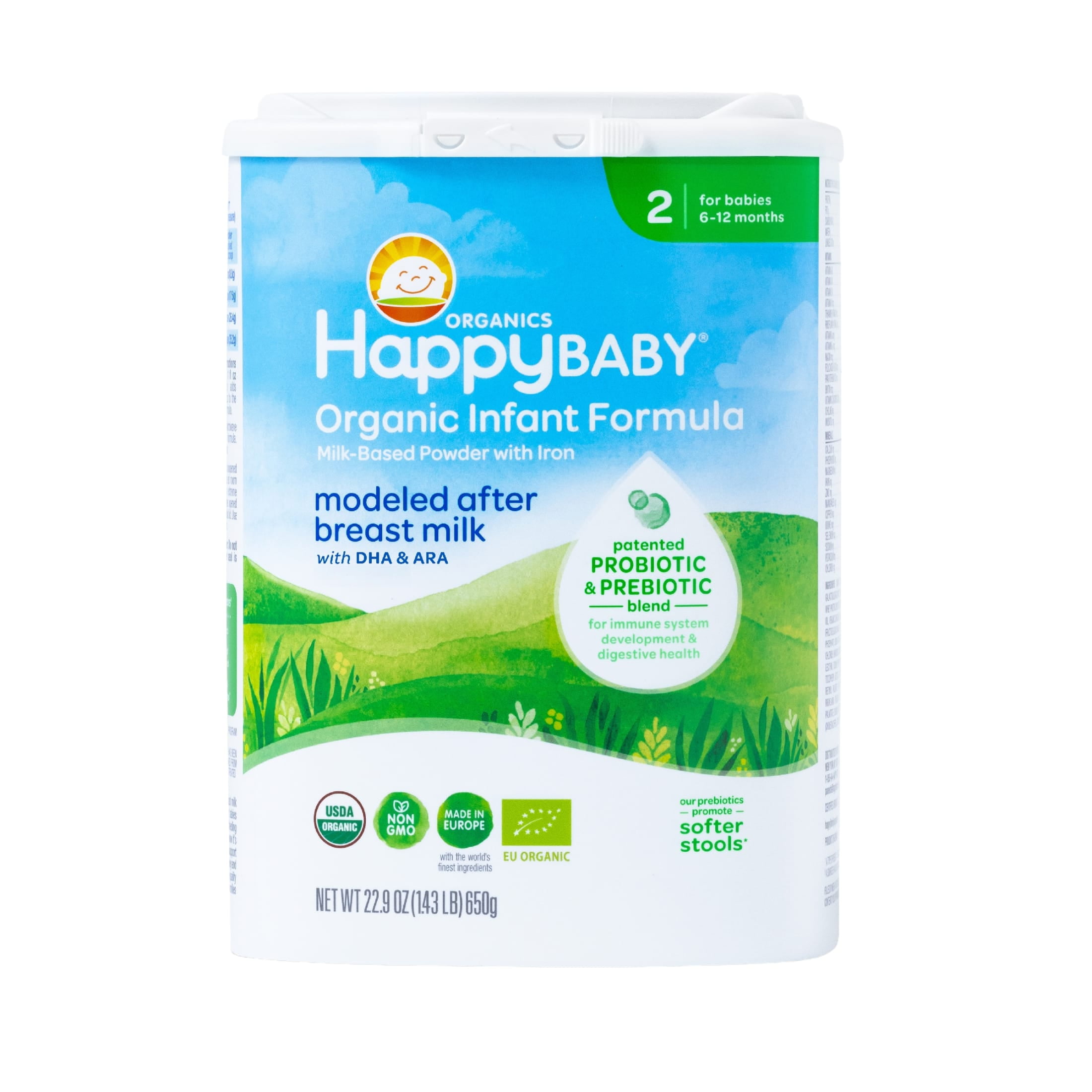 Bubs Organic® Grass Fed Infant Formula Stage 1, 800g (0-6