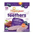 Happy Baby Organics Teethers, Blueberry & Purple Carrot Organic Gluten