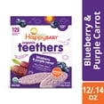thumbnail image 1 of Happy Baby, Baby Wafers, Gluten Free, Blueberry & Purple Carrot, 12-2 Packs (24 wafers), 1 of 8