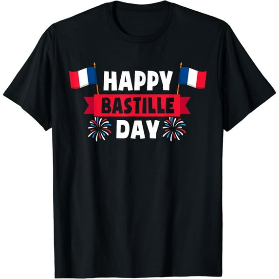 Happy Bastille Day French Flag France 14 Juillet Party T-Shirt