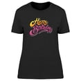 thumbnail image 1 of Happy Bday Hand Drawn T-Shirt Women -Image by Shutterstock, Female Small, 1 of 2