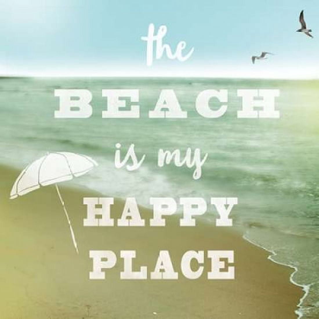 Happy Beach Canvas Art - Sue Schlabach (24 x 24)