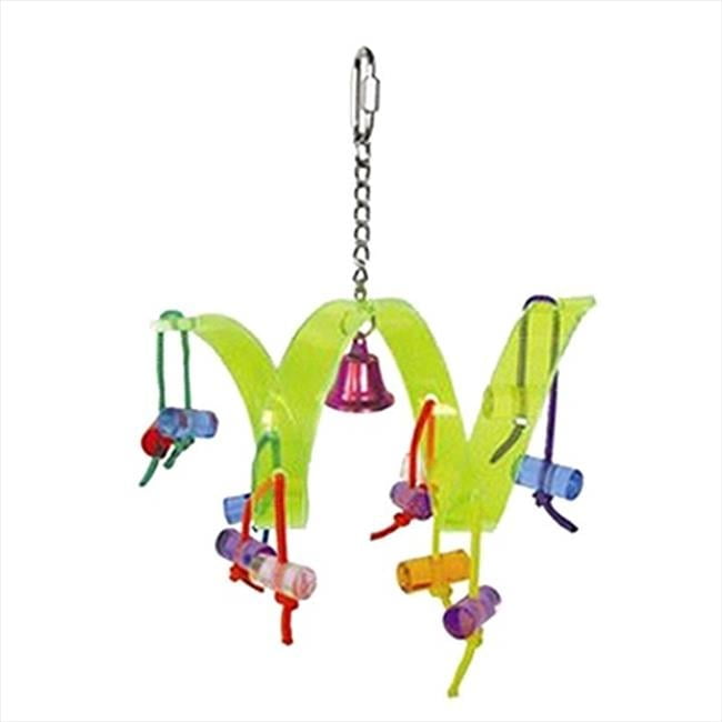 Happy Beaks Acrylic Roller Coaster Bird Toy
