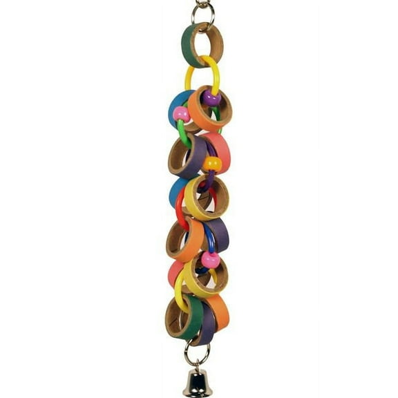 Happy Beaks Bagels And Beads Bird Toy