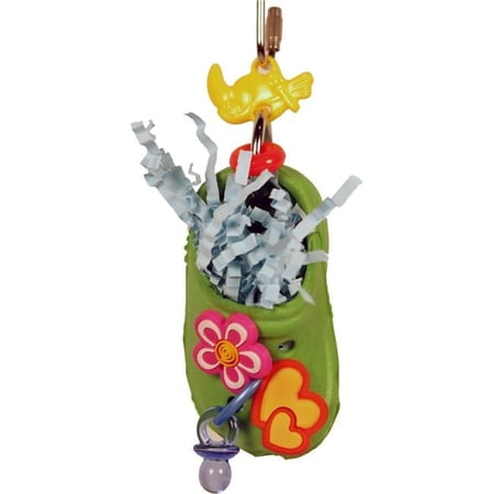 Happy Beaks Croc Fetti Bird Toy