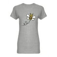thumbnail image 1 of Happy Bee Design Shaped Tee Women's -Image by Shutterstock, 1 of 2