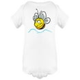 thumbnail image 1 of Happy Bee Flying Bodysuit Infant -Image by Shutterstock,  24 Months, 1 of 4