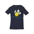 thumbnail image 1 of Happy Bee Flying T-Shirt Infant -Image by Shutterstock,  12 Months, 1 of 4