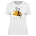thumbnail image 1 of Happy Bee On Garden T-Shirt Women -Image by Shutterstock, Female Small, 1 of 2