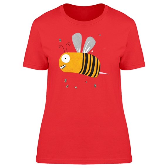 Happy Bee On Garden Tee Women's -Image by Shutterstock