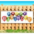 thumbnail image 1 of Happy Birthday 13 oz Vinyl Banner With Metal Grommets, 1 of 4