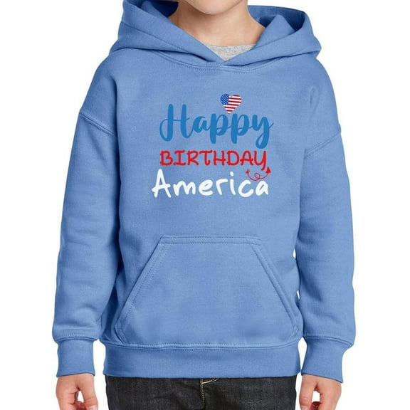 Happy Birthday America Hoodie Juniors -Image by Shutterstock,  Medium
