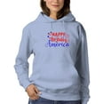 thumbnail image 1 of Happy Birthday America. Hoodie Women -Image by Shutterstock, Female Large, 1 of 4