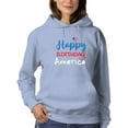 thumbnail image 1 of Happy Birthday America Hoodie Women -Image by Shutterstock, Female Medium, 1 of 4