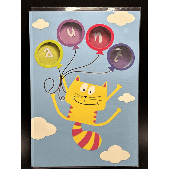 Happy Birthday Aunt Greeting Card w/Envelope