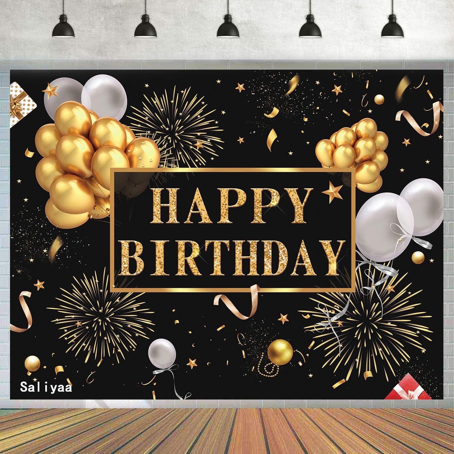 Beer Birthday Backdrop Banner - Cheers & Beers Theme For 30th, 40th, 50th Parties
