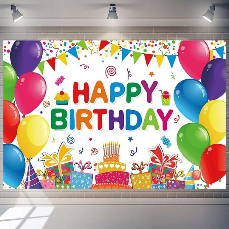 Table Confetti - Colourful Happy Birthday Table Confetti - Colourful Happy Birthday
