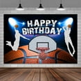 thumbnail image 1 of Happy Birthday Backdrop Basketball Photo Backdrop Teenager Children Birthday Backdrop Background Basketball Theme Birthday Party Photograph Backdrop 6X4FT, 1 of 5