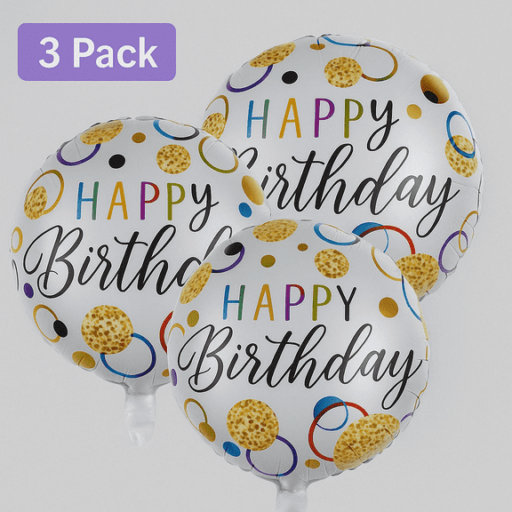 Happy Birthday Balloon Mylar foil balloons Party decorations