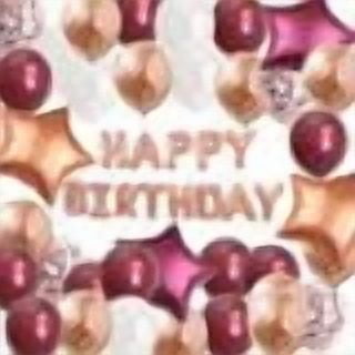 Happy Birthday Balloons for Women- Birthday Decorations Kit Rose Gold Burgundy Foil Balloon Letter Banner Party D¨¦cor Supplies