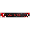 thumbnail image 1 of Happy Birthday Banner Red Balloons and Gifts Black Backdrop Party Decorations Photo Props Birthday Celebration Event Supplies Background, 1 of 7