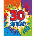 thumbnail image 1 of Various Birthday Blast 30th Birthday Invitations, Multicolor, 8 Pieces, 1 of 1