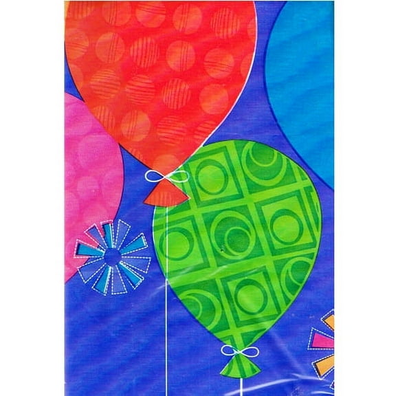 Happy Birthday 'Birthday Bright' Plastic Table Cover (1ct)