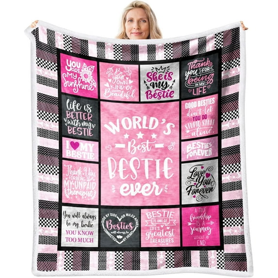 Happy Birthday Blanket Birthday Gifts for Women - Happy Birthday to You 50" X 60" Soft Throw Blanket - Happy Birthday Gifts for Woman Girl Birthday Gift Ideas